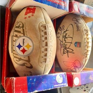 Steelers autographed football